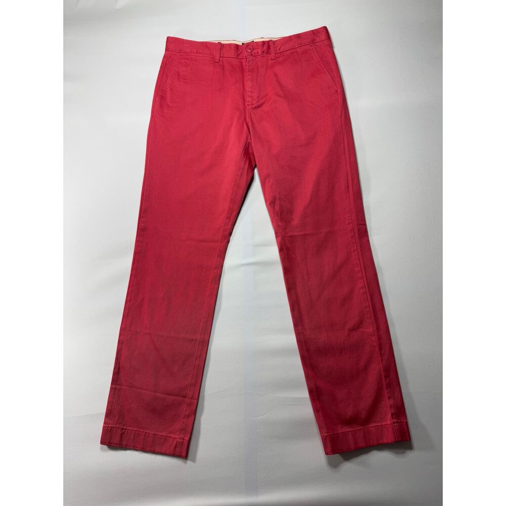NWT J.Crew Men's 770 Straight Leg Pink‎ Chino Pants - Size 33x30*